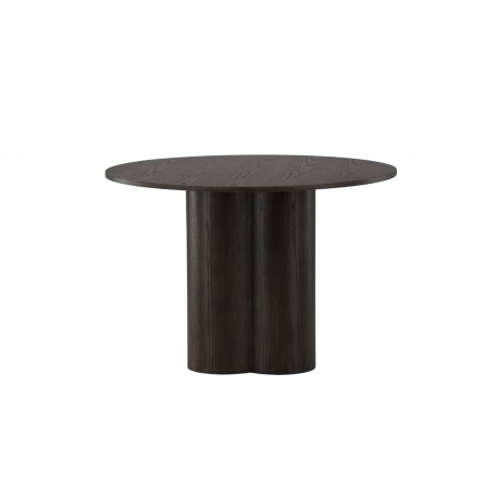 Olivia Rundt spisebord Ø110cm - Lakeret Mocca