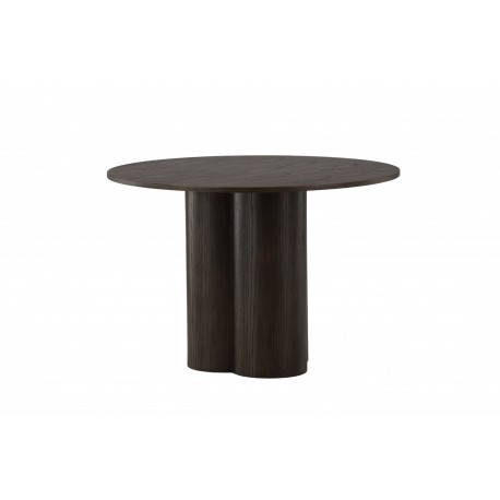 Olivia Rundt spisebord Ø110cm - Lakeret Mocca