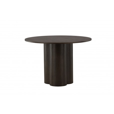 Olivia Rundt spisebord Ø110cm - Lakeret Mocca