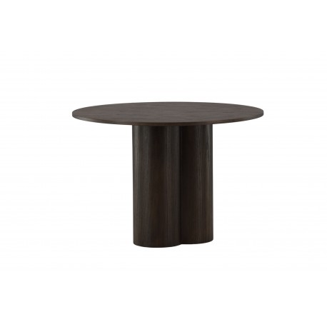 Olivia Rundt spisebord Ø110cm - Lakeret Mocca