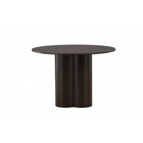 Olivia Rundt spisebord Ø110cm - Lakeret Mocca