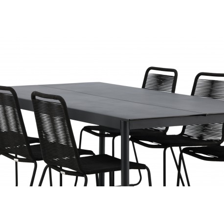 Modena Lindos Loungesæt - Havemøbelsæt - Sort