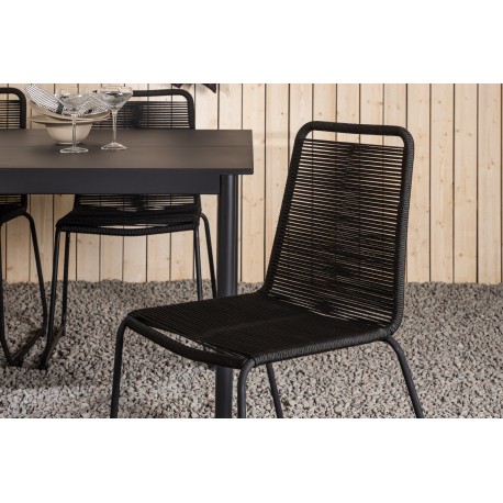 Modena Lindos Loungesæt - Havemøbelsæt - Sort