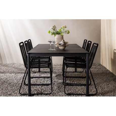 Modena Lindos Loungesæt - Havemøbelsæt - Sort