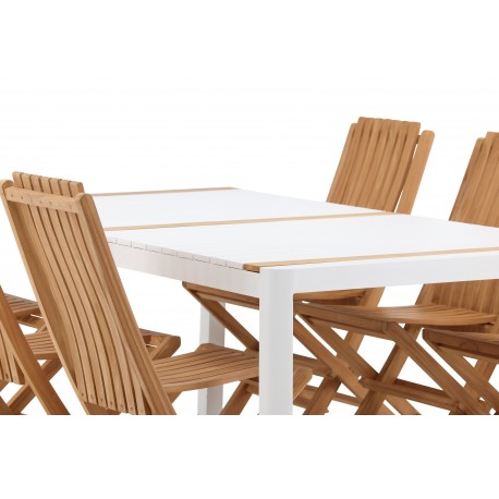 Togo t Loungesæt - Havemøbelsæt - Natur,Hvid