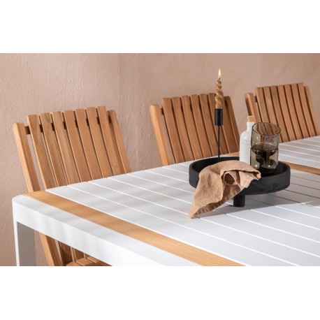 Togo t Loungesæt - Havemøbelsæt - Natur,Hvid