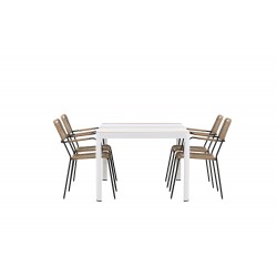Togo t Spisebordssæt - Beige,Sort,Natur