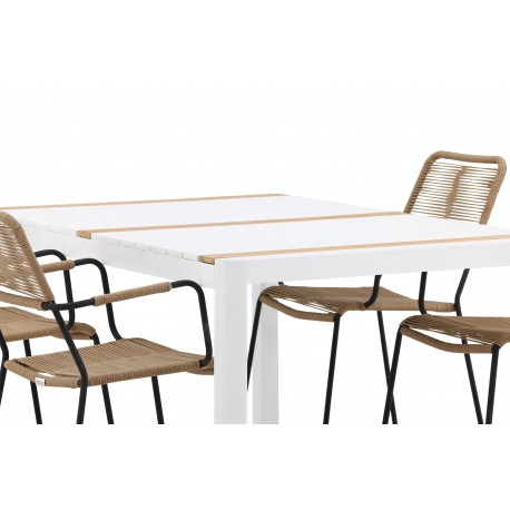 Togo t Spisebordssæt - Beige,Sort,Natur