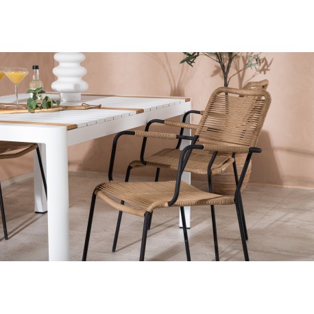 Togo t Spisebordssæt - Beige,Sort,Natur
