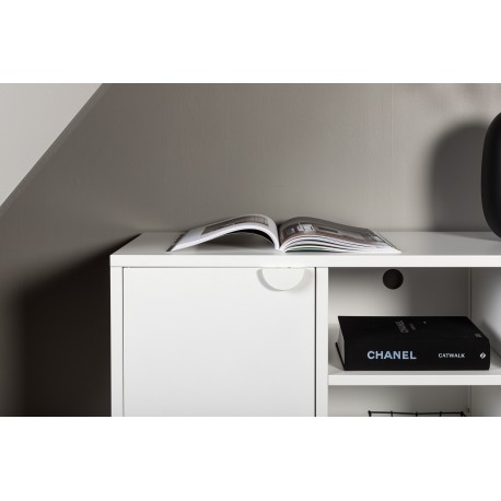 Piring TV-bord - Hvid
