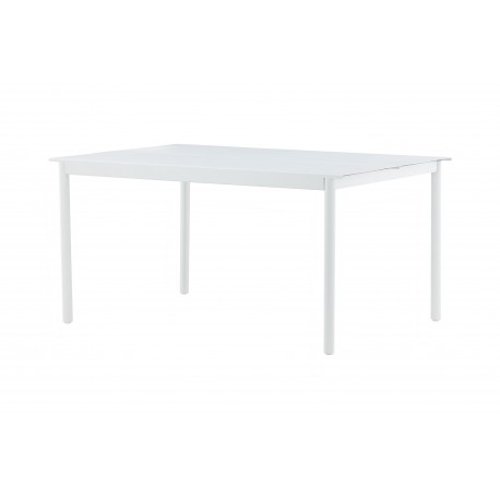 Modena havebord 150x100cm - Hvid