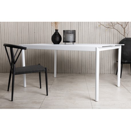 Modena havebord 150x100cm - Hvid