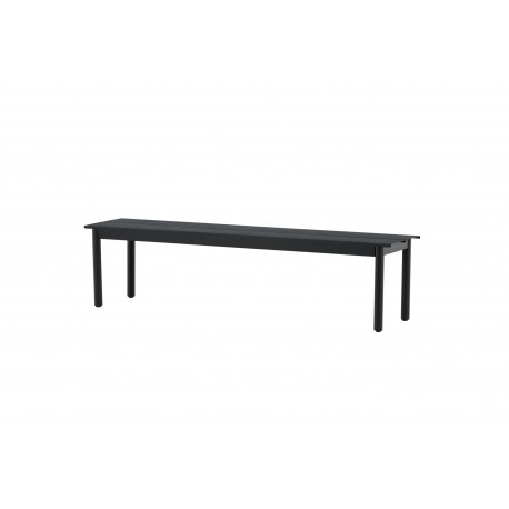 Modena havebænk 180x40cm - Sort