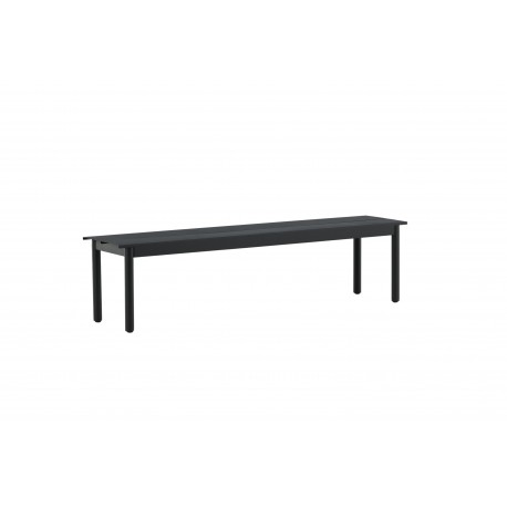 Modena havebænk 180x40cm - Sort
