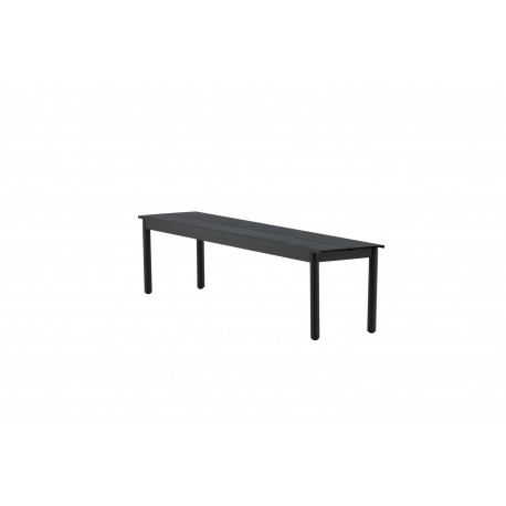 Modena havebænk 180x40cm - Sort