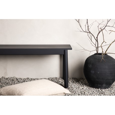 Modena havebænk 180x40cm - Sort