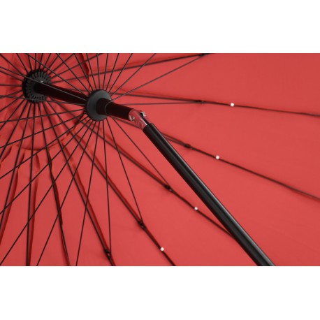 Palmetto Parasol - Sort,Rød