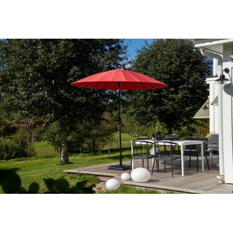 Palmetto Parasol - Sort,Rød