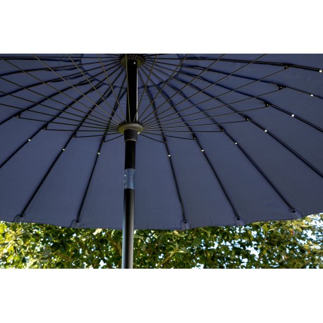 Palmetto Parasol - Sort,Blå