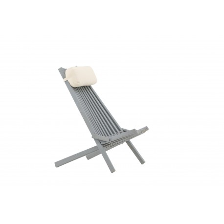 Asta Lounge Stol - Mørkegrå,Off White