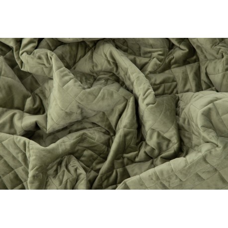 Jilly Sengetæppe - Grøn