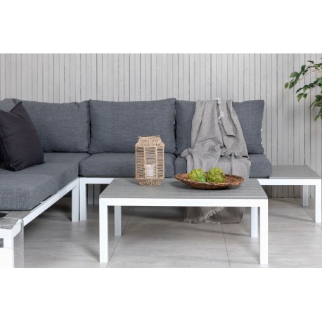 Odense Have Hjørnesofa Sæt - Grå,Hvid