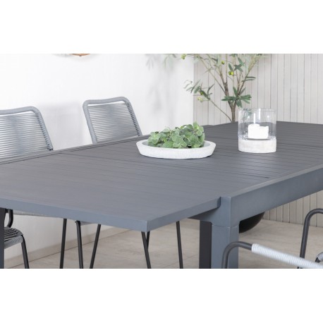 Marbella t Loungesæt - Havemøbelsæt - Sort,Grå