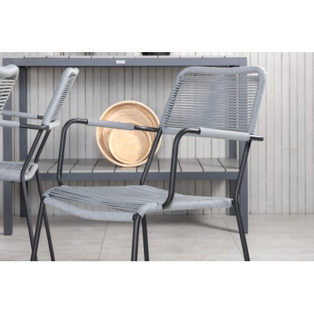 Marbella t Loungesæt - Havemøbelsæt - Sort,Grå