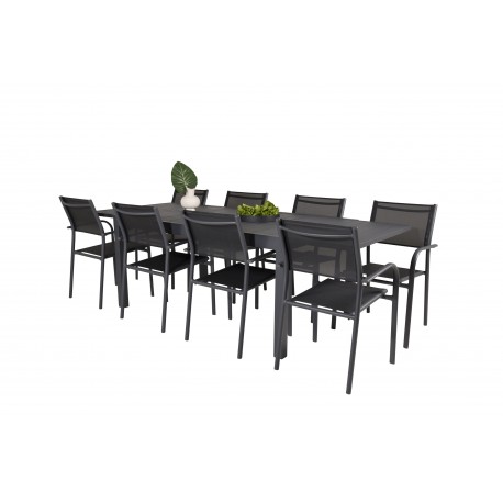 Marbella e Loungesæt - Havemøbelsæt - Sort