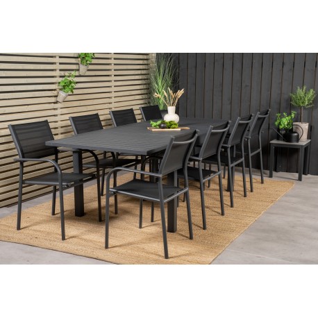 Marbella e Loungesæt - Havemøbelsæt - Sort