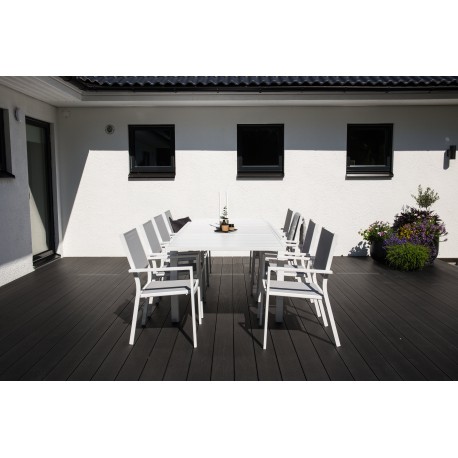 Marbella e Loungesæt - Havemøbelsæt - Sort,Hvid