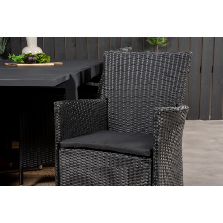 Marbella t Loungesæt - Havemøbelsæt - Sort