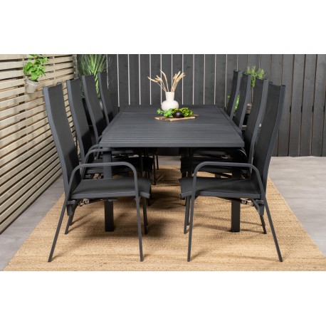 Marbella t Loungesæt - Havemøbelsæt - Sort