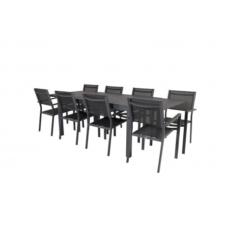 Marbella Loungesæt - Havemøbelsæt - Sort