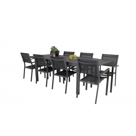 Marbella Loungesæt - Havemøbelsæt - Sort