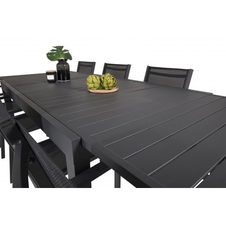 Marbella Loungesæt - Havemøbelsæt - Sort