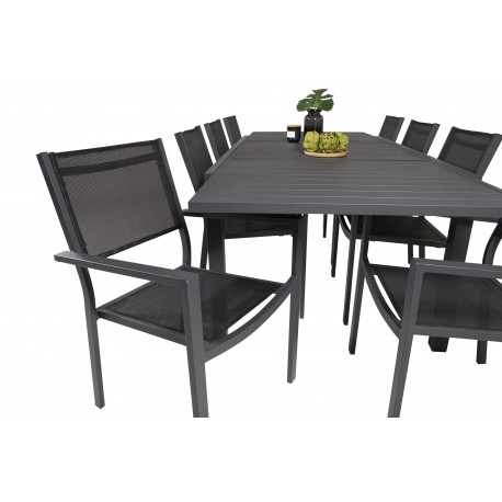 Marbella Loungesæt - Havemøbelsæt - Sort