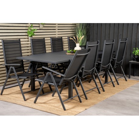 Marbella t Loungesæt - Havemøbelsæt - Sort