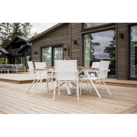 Mexico Rundt Loungesæt - Havemøbelsæt - Natur,Hvid