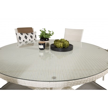 Volta Rundt Loungesæt - Havemøbelsæt - Hvid