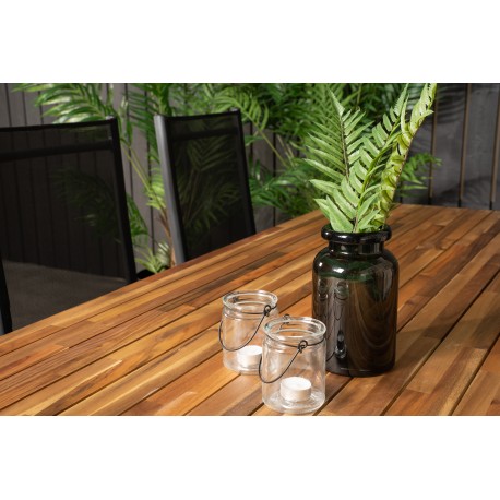 Bois e Loungesæt - Havemøbelsæt - Sort,Natur