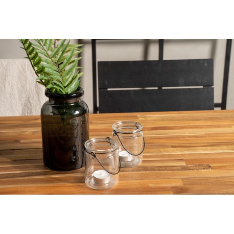 Bois t Loungesæt - Havemøbelsæt - Sort,Natur