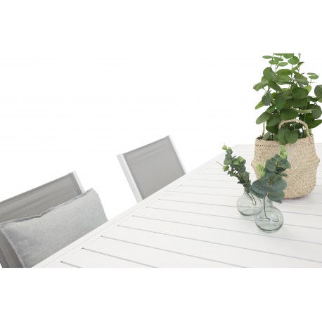 Marbella Loungesæt - Havemøbelsæt - Sort,Hvid