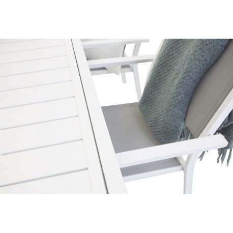 Marbella Loungesæt - Havemøbelsæt - Sort,Hvid