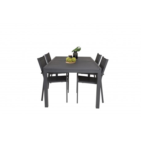 Marbella Loungesæt - Havemøbelsæt - Sort