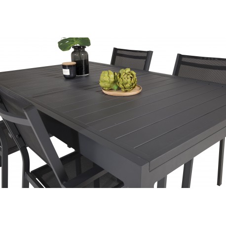 Marbella Loungesæt - Havemøbelsæt - Sort