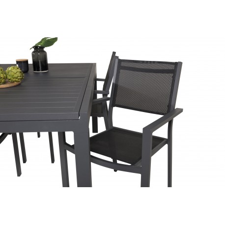 Marbella Loungesæt - Havemøbelsæt - Sort