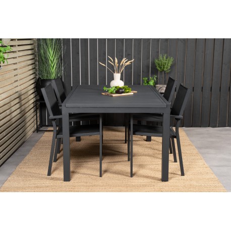 Marbella Loungesæt - Havemøbelsæt - Sort