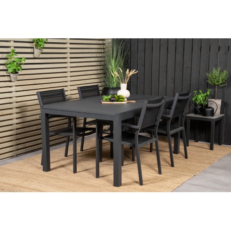 Marbella Loungesæt - Havemøbelsæt - Sort