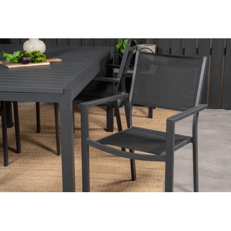 Marbella Loungesæt - Havemøbelsæt - Sort